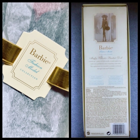 New Muffy Roberts Silkstone Gold Label Collector's Barbie with Box and Tissue - Picture 7 of 15